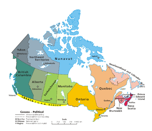 Canada - Map